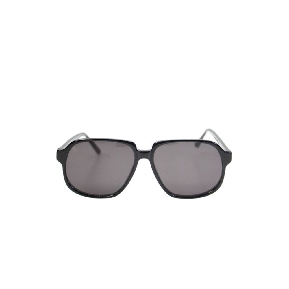 LU GOLDIE Womens  Solid 'Delphine' Aviator Sunglasses Black Size 54 146mm